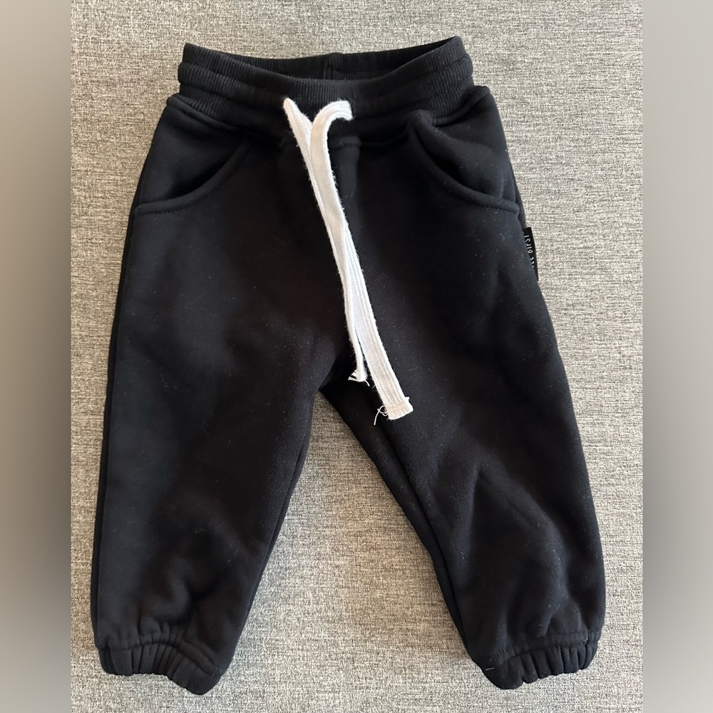 Little Bipsy Classic Sweatpants - Black - 6-12 Months